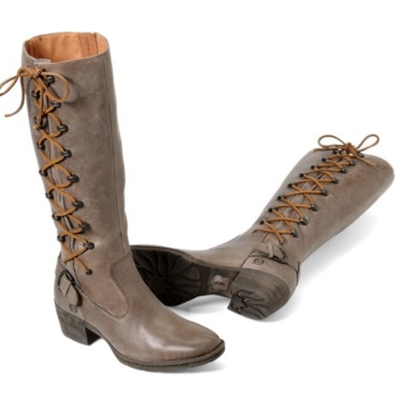 Born Shoes - Born Henriette Leather Riding Boots